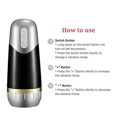 Male Masturbators Waterproof Electric Personal care- Skin-friendly- Rechargeable Personal care device for Men- Silicone - CV1...