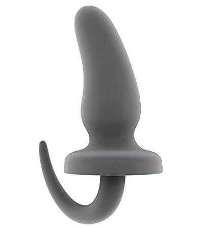 Anal Sex Toys No.15 Butt Plug- Grey- 6" - Grey - C012CZL8O3D $48.64