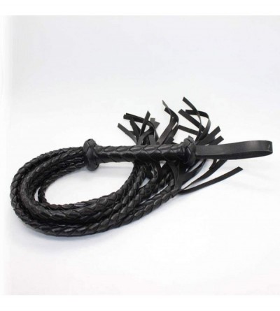 Paddles, Whips & Ticklers BDSM Whip Flogger 9 Tail Leather Adult Sex Toys for Couples Play Riding Crop Bull Sexy Spanking Pad...