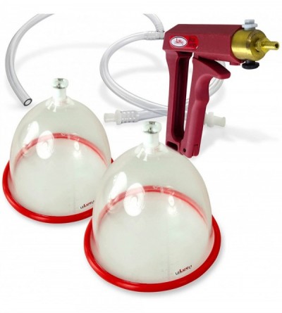 Pumps & Enlargers Vacuum Breast Pump Kit Maxi Red Natural Body Enhancement Increase Size Large Suction Cups - Red - CE189U433...