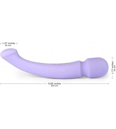 Vibrators Cordless Wand Massager - Dual Independent Motor - 3X Speeds 65x Patterns - Muscle & Sports Recovery - Strong Vibrat...