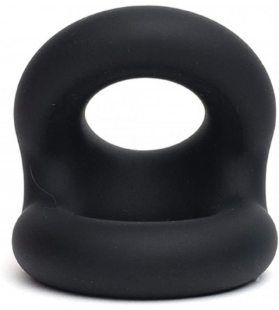 Penis Rings Rugby Ring - Trainer CockRing (Black) - Black - CB19D73W7UK $12.91