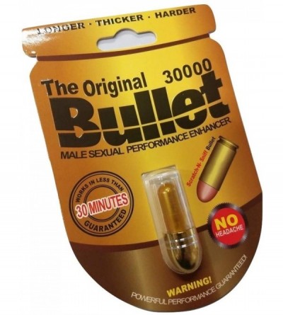 Vibrators The Original Bullet 30000 Enhanced Male Supplement 3 Pack for Time Size Stamina - CU18W4W6ID4 $36.12