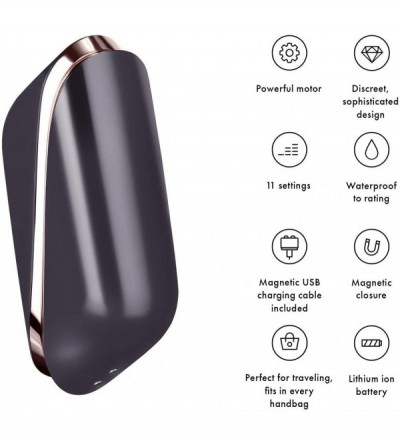 Penis Rings Traveler Air-Pulse Clitoris Stimulator - Non-Contact Clitoral Sucking Pressure-Wave Technology- Waterproof- Recha...