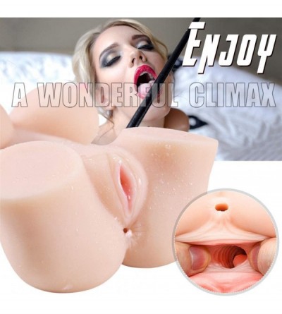 Male Masturbators 2 in 1 Real Pussy Male Air-Sucking Toys for Him Sexy Underwear Toys for Men Blów Up Dll Adult Toy Realistic...