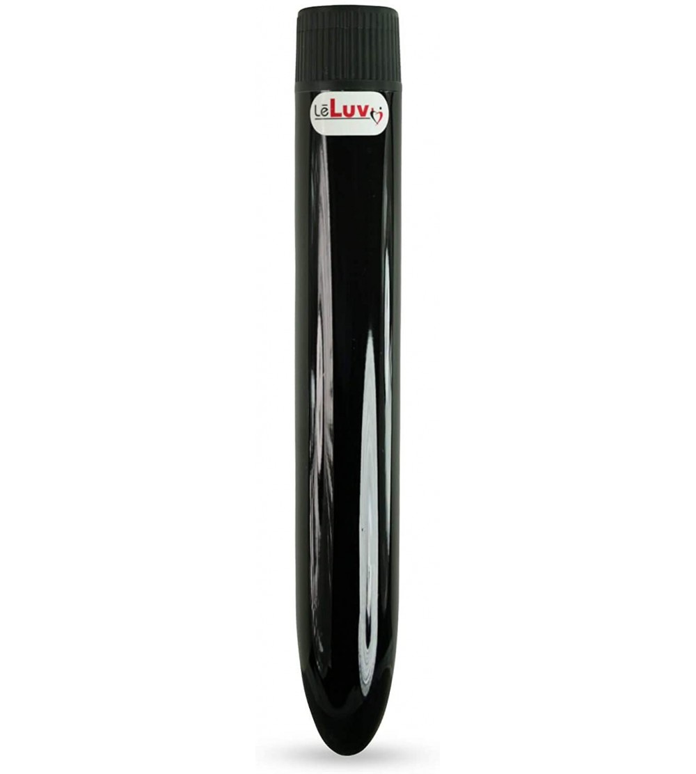 Vibrators Simple Vibrating Dildo Multispeed Smooth Black - Black - CZ11LLX6L41 $11.27