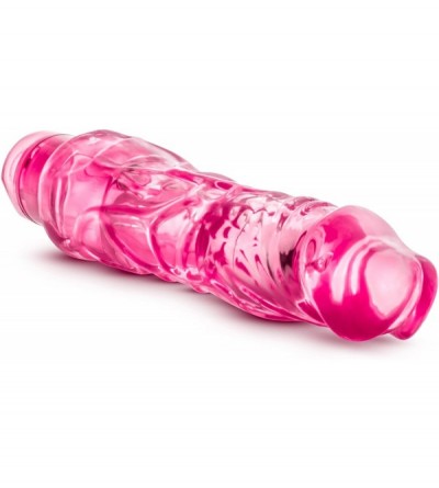 Vibrators Wild Ride - 9" Soft Large Thick Realistic Dildo Multi Speed Powerful Vibrator Waterproof Sex Toy for Women - Pink -...