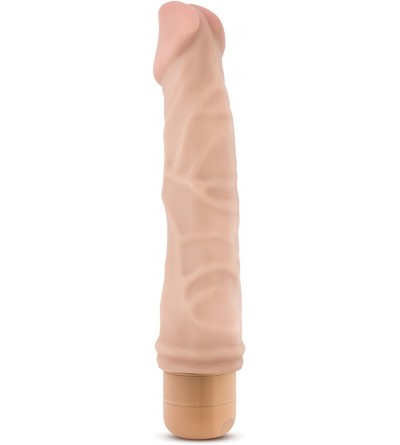 Vibrators Dr. Skin 9" Soft Long Realistic Vibrating Dildo- MultiSpeed Veiny Textured Vibrator- Waterproof- Sex Toy for Women ...