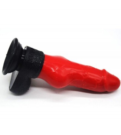 Dildos Silicone Made Multicolored Dog Dildo Wolf Dick Adult Toy for Women Couple Flirting Half Animal Knotty - CB18ZXSZMA8 $2...