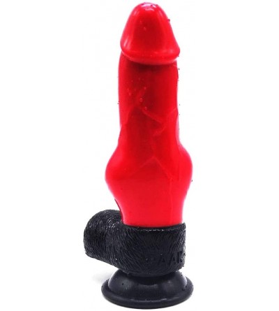 Dildos Silicone Made Multicolored Dog Dildo Wolf Dick Adult Toy for Women Couple Flirting Half Animal Knotty - CB18ZXSZMA8 $2...