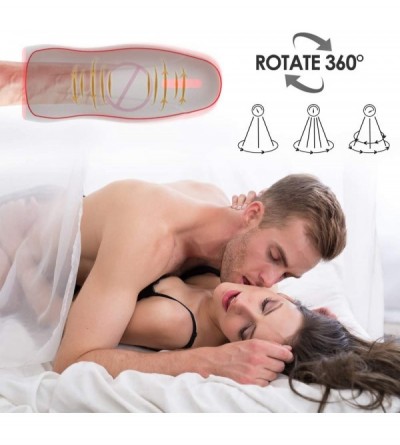 Male Masturbators Male Masturbator Heating Vibration Swing Fake Vagina Sex Toys Aircraft Cup Men Masturbation Effects on Brai...