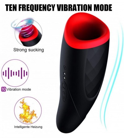 Male Masturbators Vibrating Male Masterbator Hands Free Vibrate Mâ&stürbâtõr Toy Multi Speed Sucking Modes Simulator Suction ...