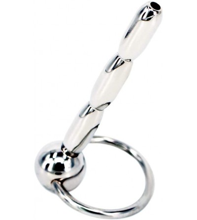 Catheters & Sounds Elite 3 Inch Urethral Stretching Gourd-Shaped Stainless Steel Penis Plug Cum-Through Hole - C911L55VY79 $2...