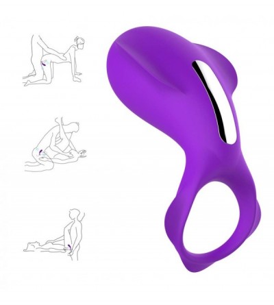Penis Rings Sexy Vibrating Penis Ring Elastic Penis Ring Clitorial Stimulation Suitable for Women - Adult Sex Toys Couple Loc...