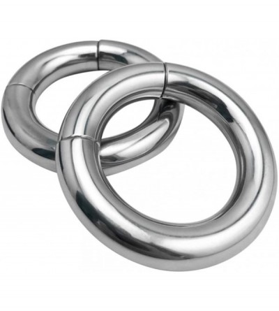Penis Rings 5 Size Heavy Duty Male Magnetic Ball Metal P-ëň-ïš Co Ckring for Male Men's Lock Ring - 4 - C1196M0Q363 $18.80