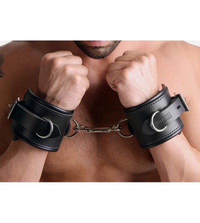 Restraints Padded Premium Locking Wrist Restraints - WRIST CUFFS - CR1195YNH9P $108.34