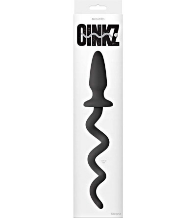 Anal Sex Toys Oinkz Black Butt Plug - Black - CZ18CN2ZODH $15.13