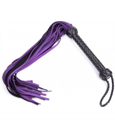 Paddles, Whips & Ticklers Premium BDSM Whip Genuine Leather Flogger Adult Sex Toys for Couples Play Riding Crop Bull Whip Sex...