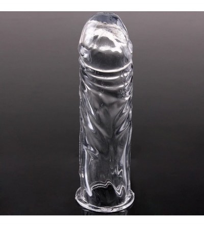 Pumps & Enlargers New Style Penis Sleeve Condom Crystal Condom Condom Penis Sleeve Silicone Cock Sleeve Penis Enlarger Sleeve...