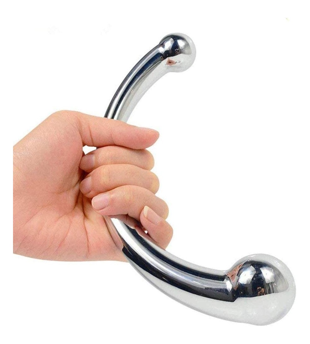 Anal Sex Toys Hot Sale Pure G Spot Metal Wand 316 Medical Grade Stainless Steel Silver 520g - Siliver 1 - CF18Y2XQEWI $25.73