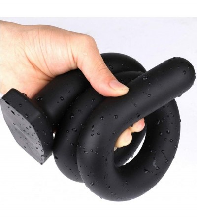 Anal Sex Toys TeemorShop Liquid Silicone Amâl B'ut.t Amϋs Beaded Plug Link Chain Flexible for Men Women SIx - CL19I23AHRO $38.45