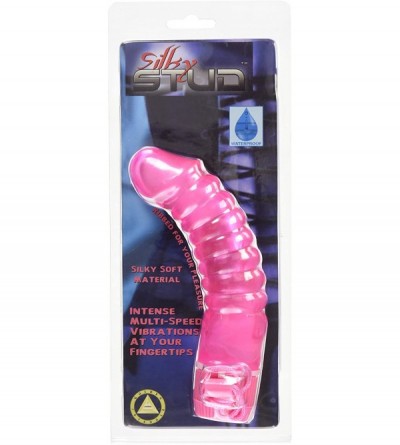 Novelties Silky Stud Waterproof Vibrator- Pink - Pink - CX112DCCJFJ $16.86