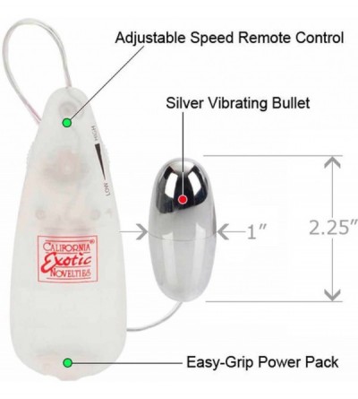 Vibrators Slim Teardrop Bullet - Clear - CF119O22BMH $10.74