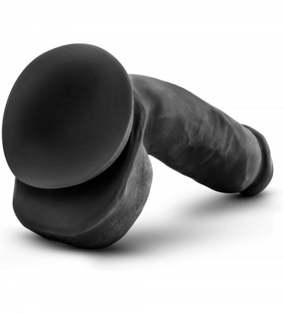 Dildos Au Naturel Bold Pound 8.5 Inch Realistic Dual Density Dildo- Sex Toy for Women- Sex Toy for Adults- Black - CB18RQRLLE...