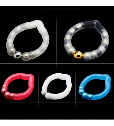 Penis Rings Delay Ring for Men-Magnetic Therapy Male Cock Ring Day/Night/Sport Type Penis Trainer Adult Sexy Toy Sport Red* -...