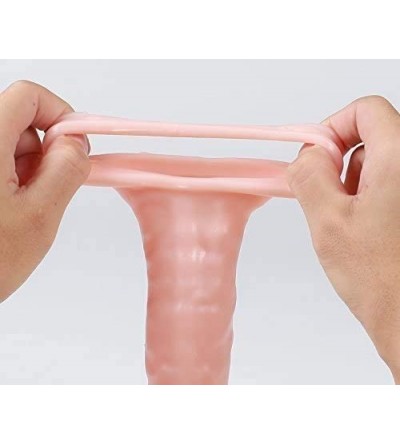 Pumps & Enlargers Silicone Massager Toy Wearable Rod Extension Enhancer Girth Extender Sleeve for Men - CJ19G6N9SAE $15.62