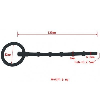 Catheters & Sounds Flexible Hollow Silicone Urethral Sounds Penis Plug- Screw Beads - C312N5RDLBA $7.33