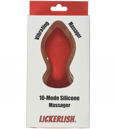 Vibrators 10-Mode USB Rechargeable Red Silicone Clitoral Vibrator- 5 Ounce - CR1865D6EL0 $30.87