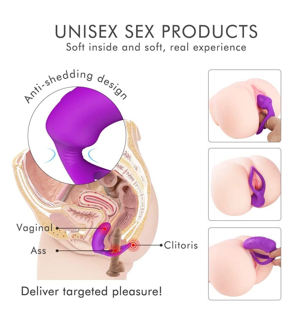 Penis Rings Practical Male Enhancement Exercise Bands Vibration Ring- Massaging Back Neck Shoulder Feet- Adult Men&Women Wate...