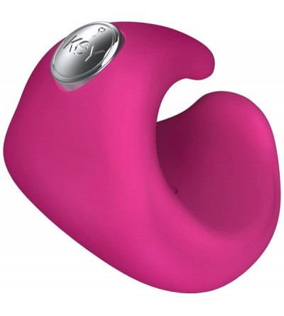 Vibrators Key Pyxis Silicone Finger Massager Waterproof- Pink - Pink - C2110RCXMIP $62.06