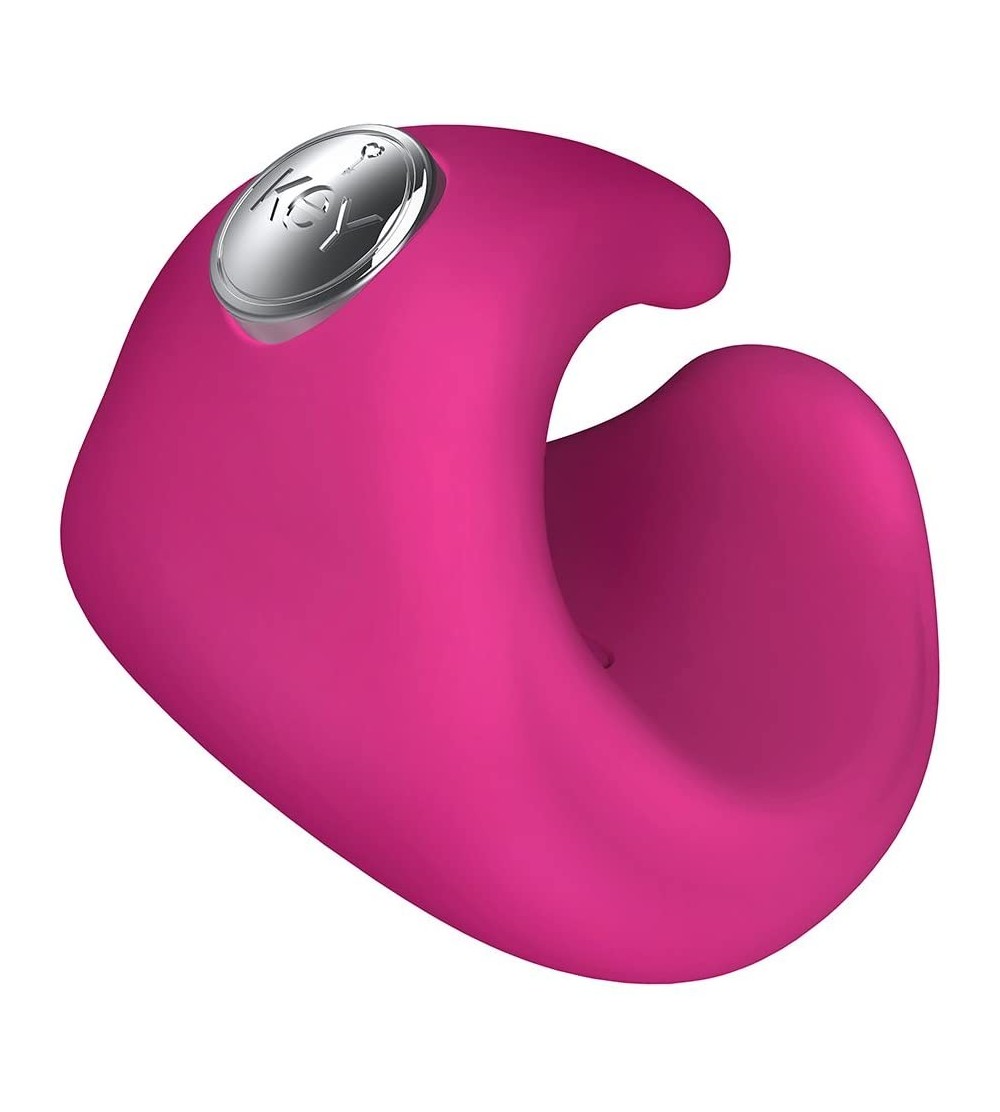 Vibrators Key Pyxis Silicone Finger Massager Waterproof- Pink - Pink - C2110RCXMIP $33.55