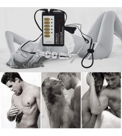 Penis Rings E-stim Sex- Electro Shock Anal Plug/Electric Urethral Dilators for Electric Stimulation Cock Ring- Stimulation De...