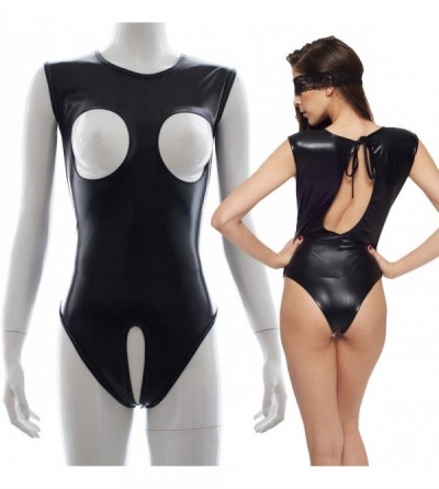 Restraints Women Sexy Lingerie Cupless Harness Bodystocking Elastic Teddy Nightwear Sleepwear Nightclub Bodysuit Tight for Se...