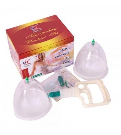 Pumps & Enlargers Breast Enlargement- Female Chest Care Tool Accessories - Breast 2 Cups System Breast Enlargement Massager B...