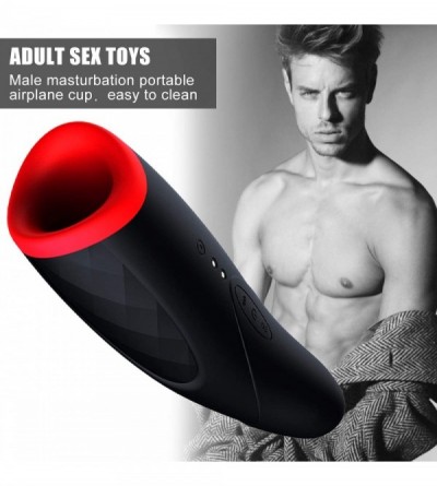 Male Masturbators Fle shlightttoy for Men Mens Toys for Pleasure Under Automatic Heated Male Mâsterbrators Intelligent Heatin...