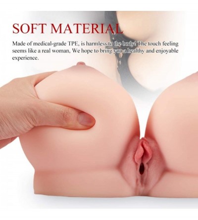 Male Masturbators Male Masturbator Sex Doll for Men Masturbation - Realistic Boobs with Vaginal for Sexual Pleasure - 3D Puss...