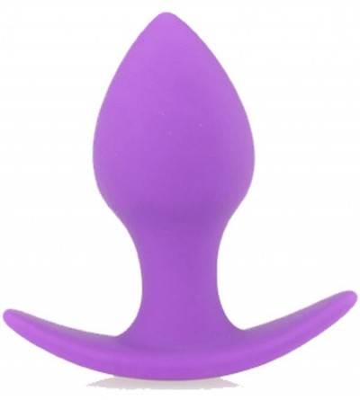 Anal Sex Toys Silicone Anal Butt Plugs- Purple Anal Trainer Toy - CB12MYKO9QQ $31.00