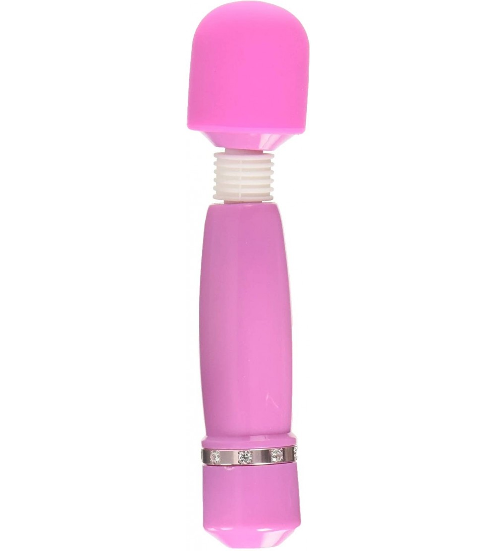 Vibrators Hello Bling Bling- 10x Mini Wand Massager- Pink - Pink - CL183R566HU $11.74