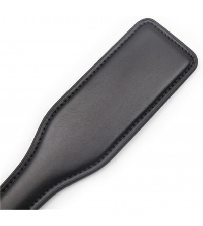 Paddles, Whips & Ticklers Black PU Leather Paddle Toy for Role Play - CK197NKY3EN $38.35