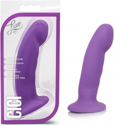 Dildos Luxe Cici Silicone Dildo- Purple - CS118B3GOZZ $10.35