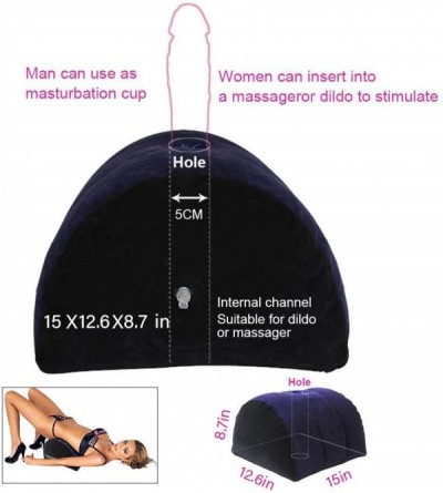 Sex Furniture Half Moon Pillow Adult Toy Mount For Coupe Sex Women G Spot position Cushion Multifunctional Inflatable Support...