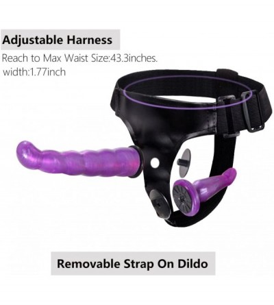 Dildos Strap on Dildo for Lesbian Dong with Adjustable Harness Female Masturbation Toys Strap on Harness SM Sex Toy for Women...