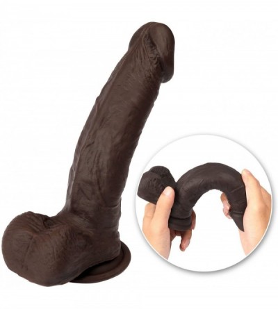 Dildos Realistic Silicone Dildo with Strong Suction Cup for Sex Toys- Body-Safe Material Hands-Free Lifelike Penis Adult Sex ...