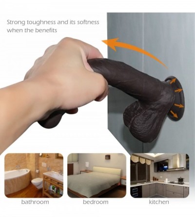 Dildos Realistic Silicone Dildo with Strong Suction Cup for Sex Toys- Body-Safe Material Hands-Free Lifelike Penis Adult Sex ...