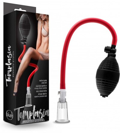 Pumps & Enlargers Sensational Clitoral Pump - Squeezable Suction - Clitoris and Nipple Pleasures - Vacuum Pump - Black - CM18...
