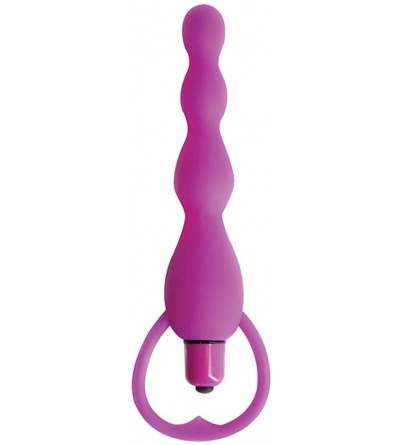 Vibrators Silicone Vibrating Bum Beads- Purple - Purple - CS1179GTMSL $20.91